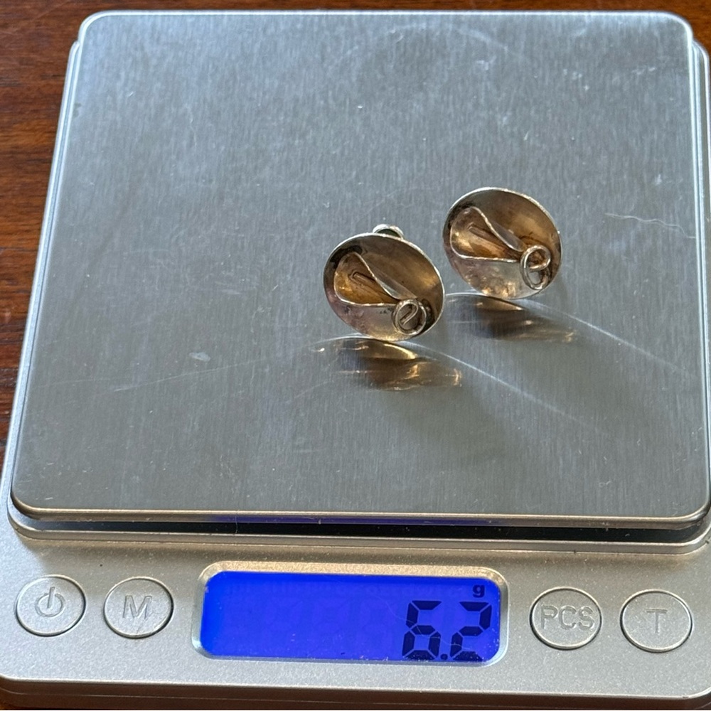 Joseph Masaniello JM sterling silver 925 Earrings art crafts Calla Lily - Picture 7 of 7
